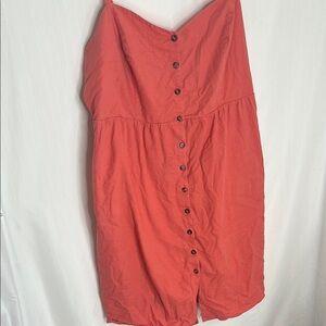 City Chic orange Midi Dress